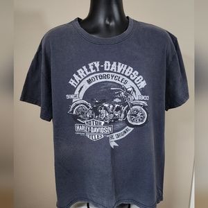 Harley Davidson Mens T-Shirt***Donated for Charity Quilt***